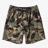 Mens Quiksilver Boardshorts | Taxer Cargo 18" Amphibian Boardshorts Camo - Plage