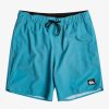 Mens Quiksilver Boardshorts | Omni Scallop 17" Amphibian Boardshorts Brittany Blue