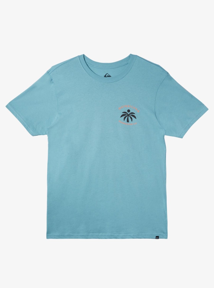 Mens Quiksilver Tees | Solo Arbol T-Shirt Reef Waters