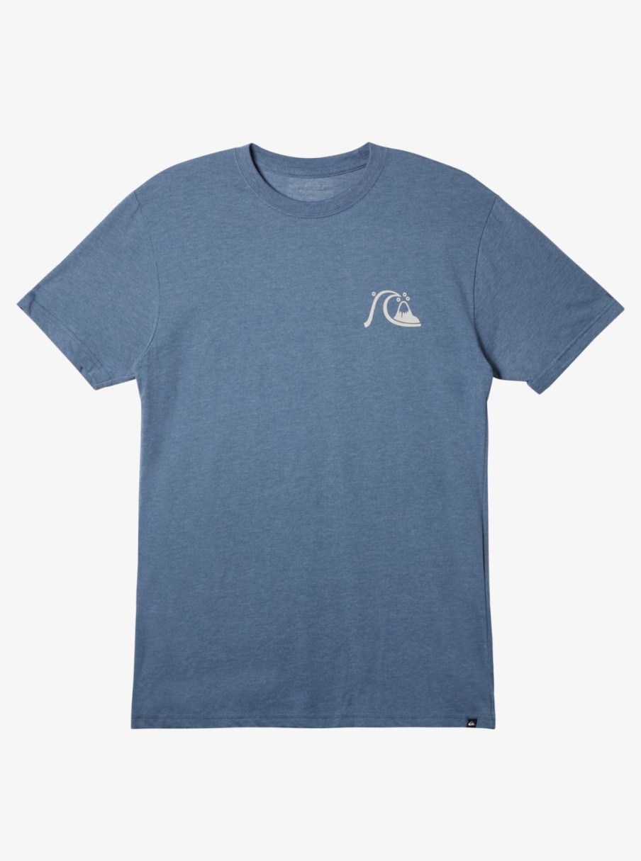 Mens Quiksilver Tees | Valley Of Dreams T-Shirt Bering Sea Heather