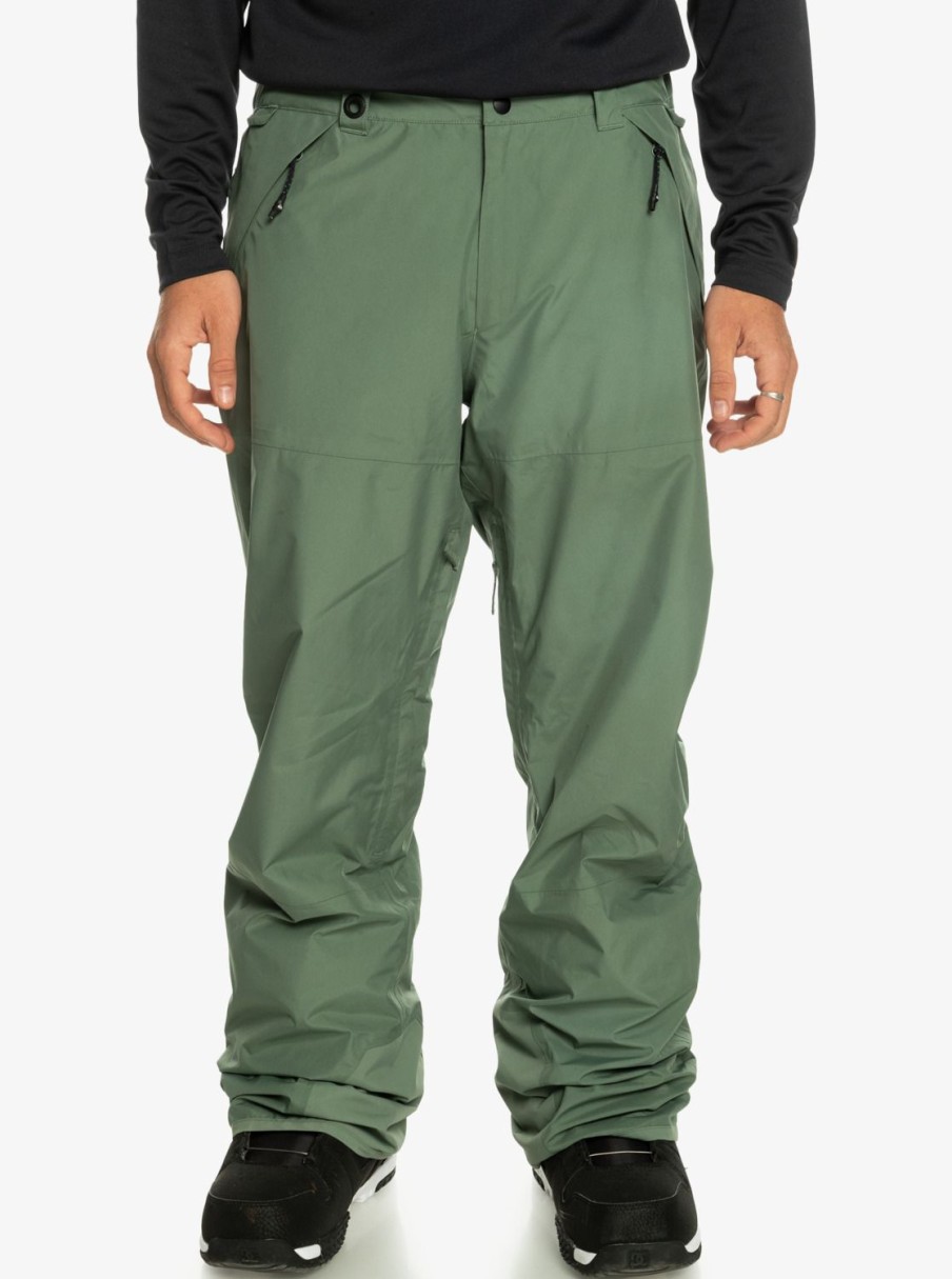 Mens Quiksilver Snow Pants | Mission Shell Pro Gore-Tex® Snow Pants Laurel Wreath