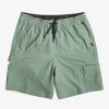 Mens Quiksilver Boardshorts | Taxer Cargo 18" Amphibian Boardshorts Laurel Wreath