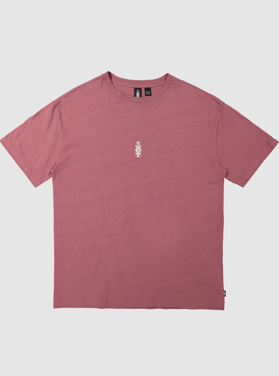 Mens Quiksilver Tees | Mercury T-Shirt Crushed Berry