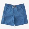 Mens Quiksilver Elastic Waist | Waterman Balance 18" Volleys Ensign Blue Heather