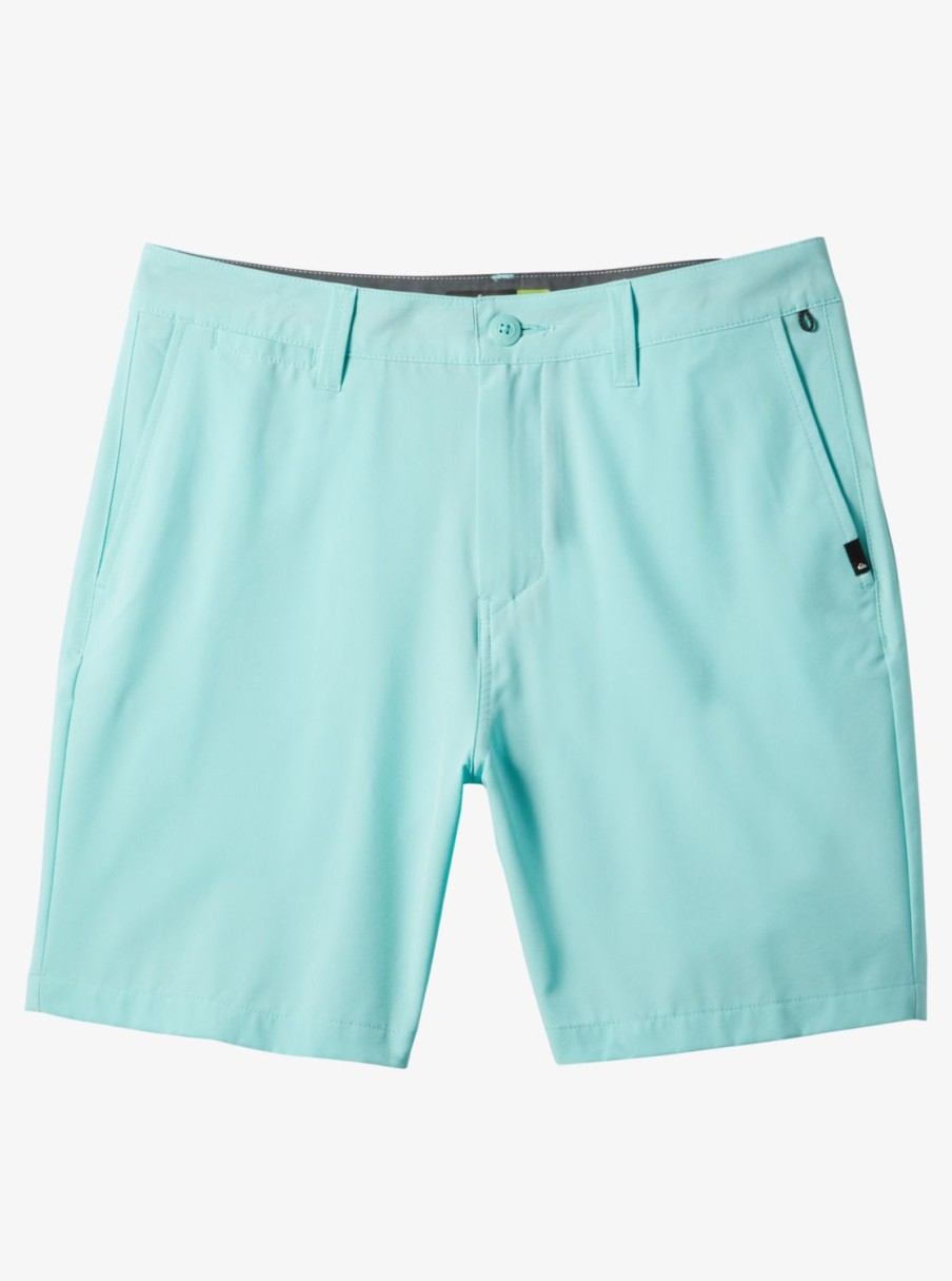 Mens Quiksilver Boardshorts | E Ocean Union 18" Amphibian Boardshorts Angel Blue