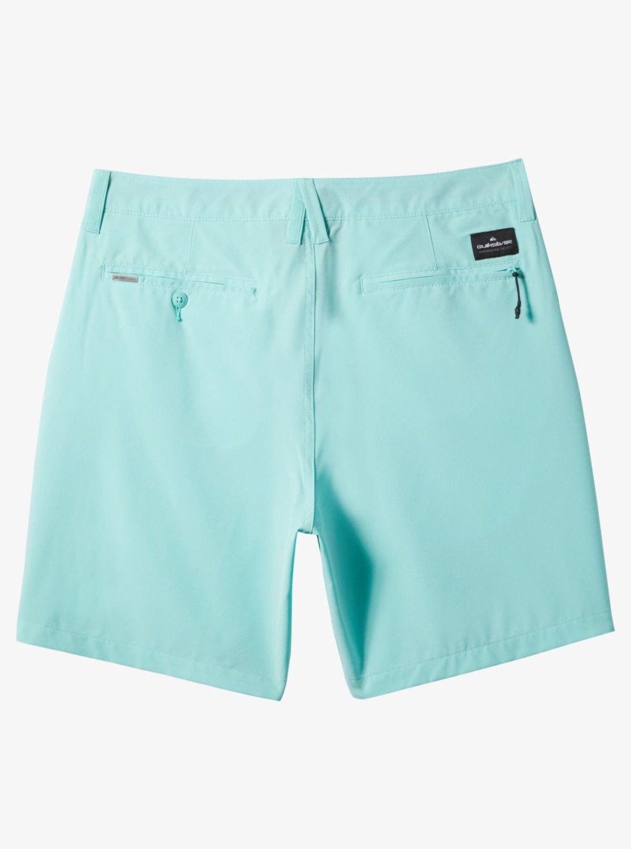 Mens Quiksilver Boardshorts | E Ocean Union 18" Amphibian Boardshorts Angel Blue