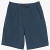 Boys Quiksilver Shorts | Boy'S 2-7 Ocean Elastic Waist 14" Amphibian Boardshorts Midnight Navy