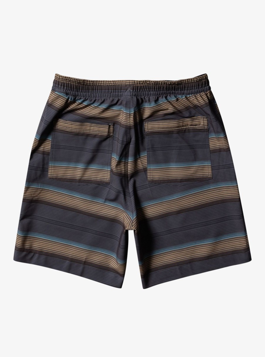 Mens Quiksilver Boardshorts | Taxer Print 18" Amphibian Boardshorts Plage