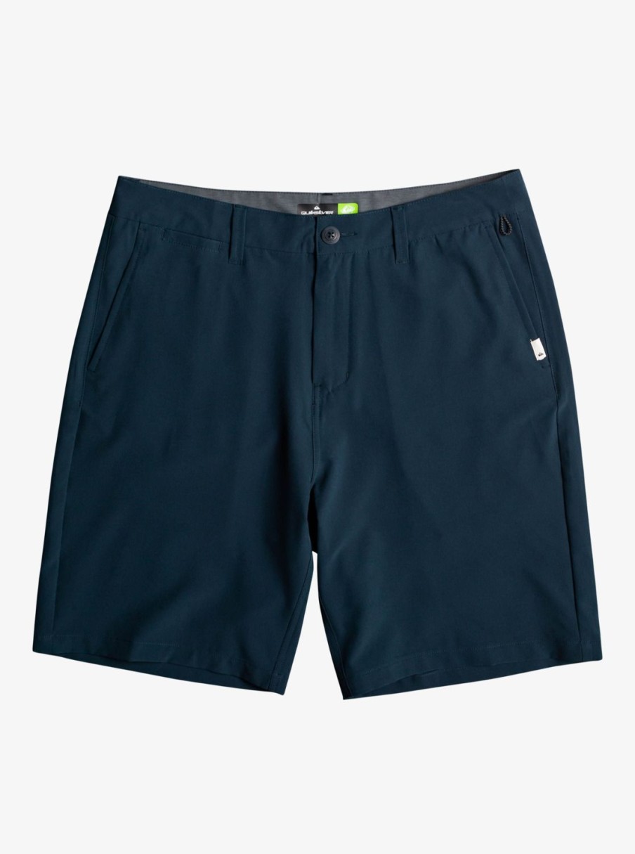 Boys Quiksilver Shorts | Boy'S 8-16 Ocean Union 19" Amphibian Boardshorts Navy Blazer