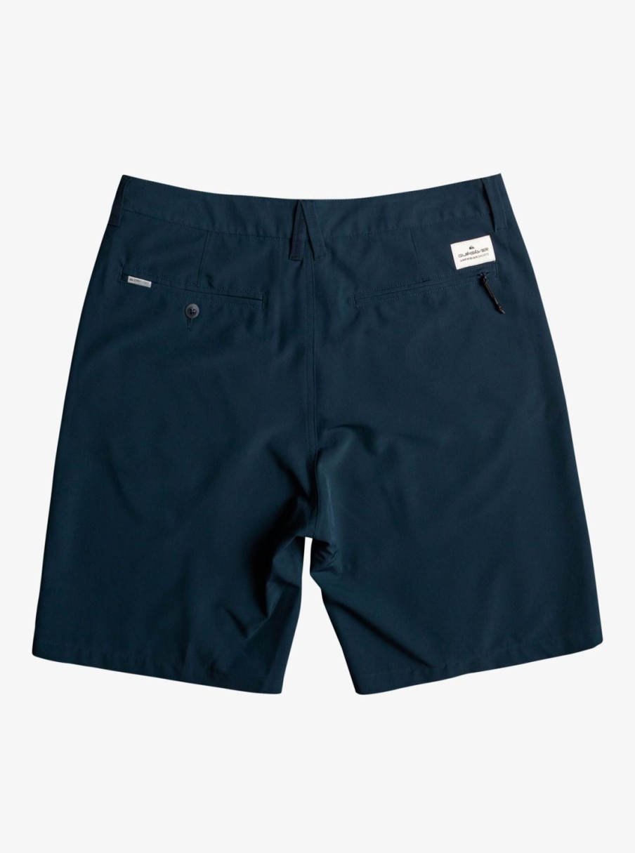 Boys Quiksilver Shorts | Boy'S 8-16 Ocean Union 19" Amphibian Boardshorts Navy Blazer