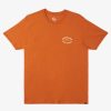 Mens Quiksilver Tees | Stay In Bounds T-Shirt Mango