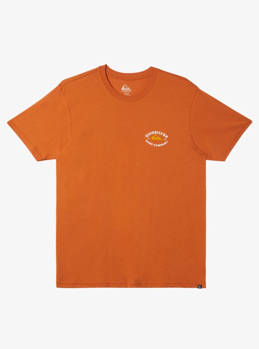 Mens Quiksilver Tees | Stay In Bounds T-Shirt Mango