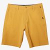 Mens Quiksilver Boardshorts | Union Heather 20" Amphibian Boardshorts For Young Men Mustard