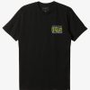 Mens Quiksilver Tees | Taking Roots T-Shirt Black