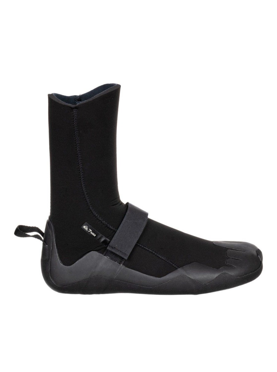 Mens Quiksilver Wetsuits | 7Mm Everyday Sessions Wetsuit Boots Black