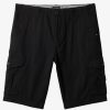 Mens Quiksilver Shorts & Amphibians | Crucial Battle Cargo Shorts For Men Black