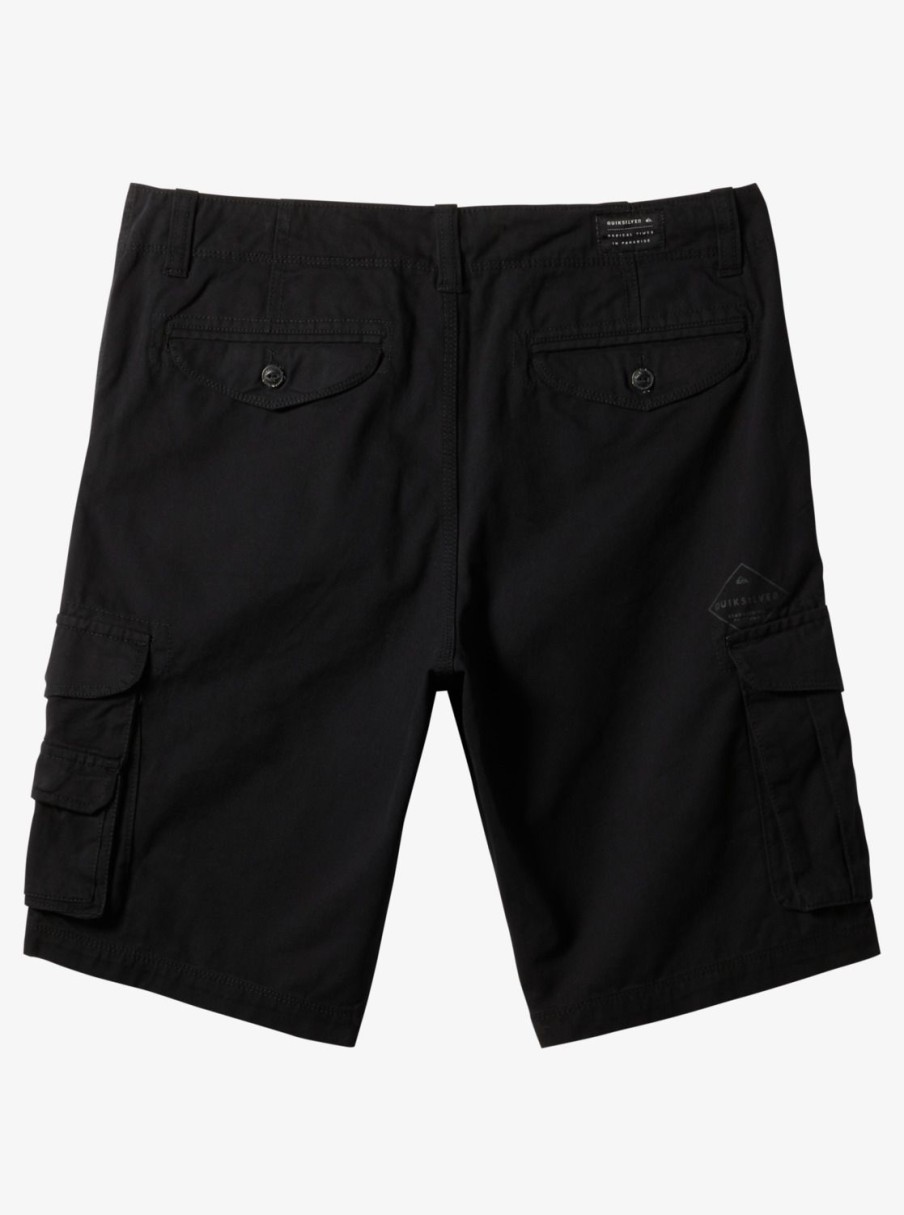 Mens Quiksilver Shorts & Amphibians | Crucial Battle Cargo Shorts For Men Black