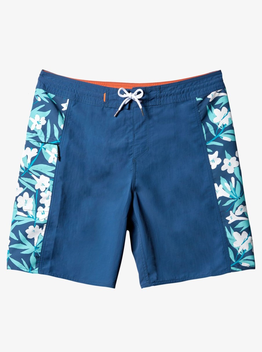 Waterman Quiksilver | Waterman Cliffside Solid 19" Boardshorts Ensign Blue