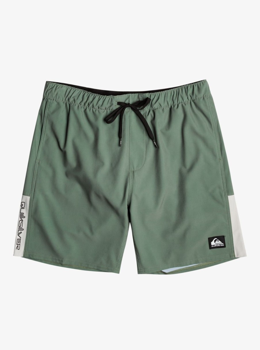 Mens Quiksilver Boardshorts | Omni 17" Training Shorts Laurel Wreath