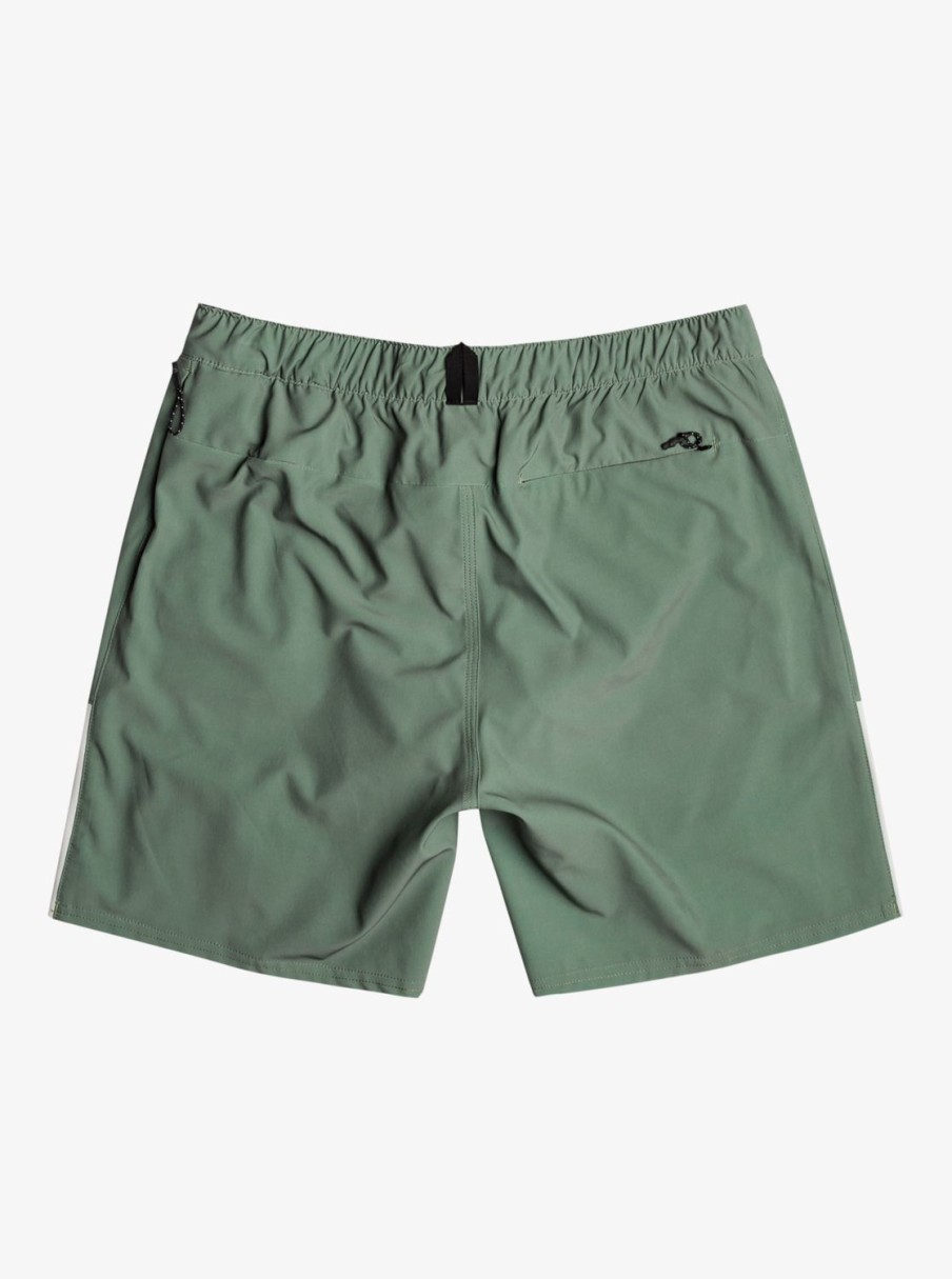 Mens Quiksilver Boardshorts | Omni 17" Training Shorts Laurel Wreath