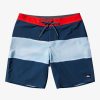 Mens Quiksilver Boardshorts | Surfsilk Air Brush 19" Boardshorts Midnight Navy