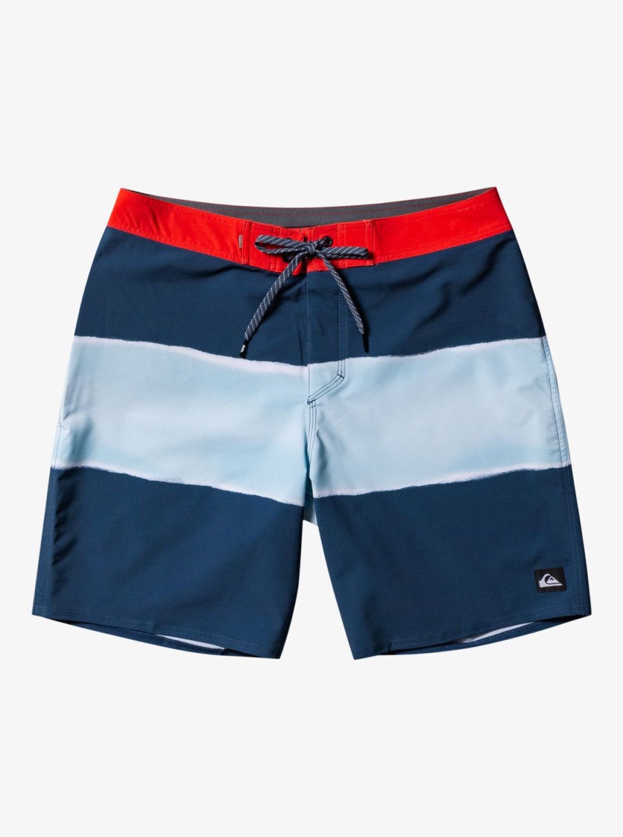 Mens Quiksilver Boardshorts | Surfsilk Air Brush 19" Boardshorts Midnight Navy