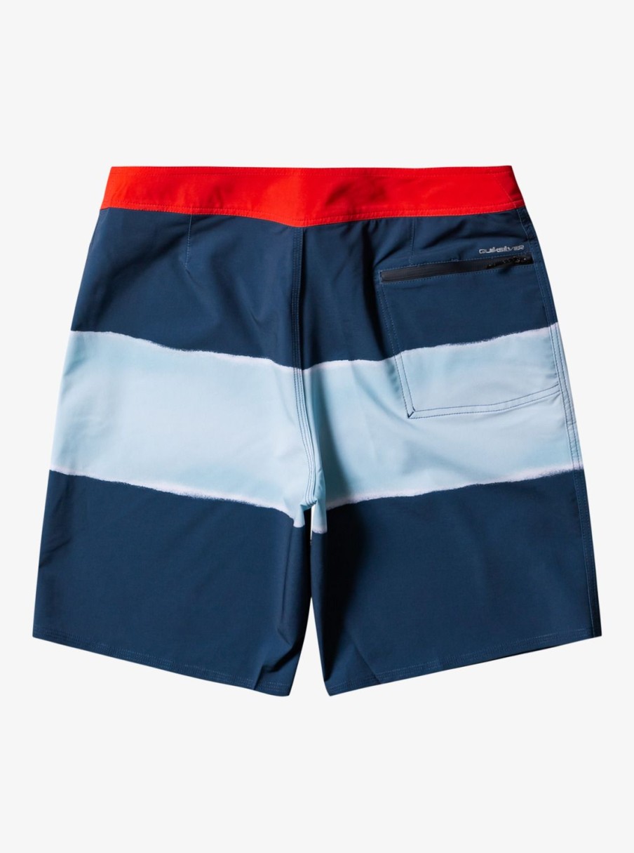 Mens Quiksilver Boardshorts | Surfsilk Air Brush 19" Boardshorts Midnight Navy