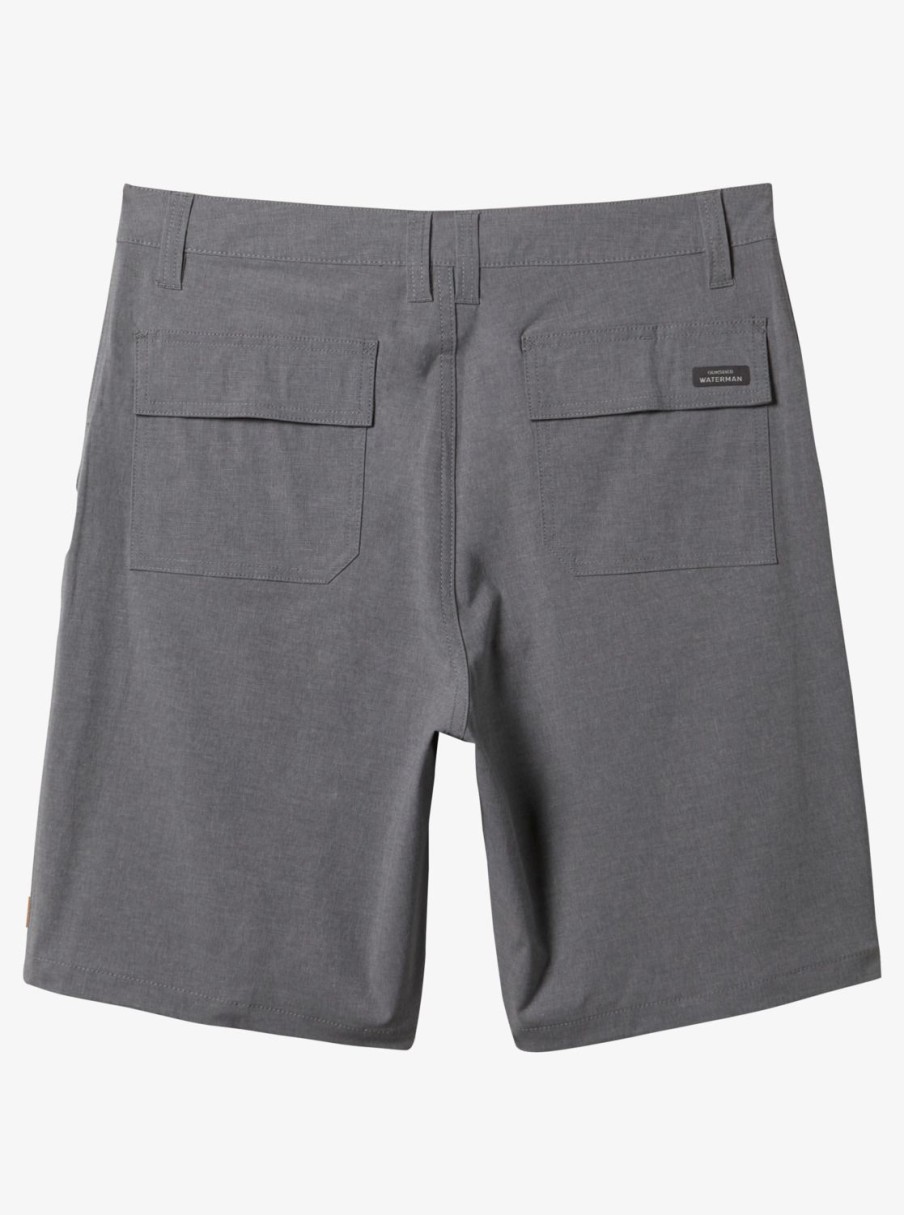 Waterman Quiksilver | Waterman Backwater 20" Amphibian Boardshorts Sharkskin