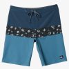 Mens Quiksilver Boardshorts | Surfsilk Panel 20" Boardshorts Aegean Blue