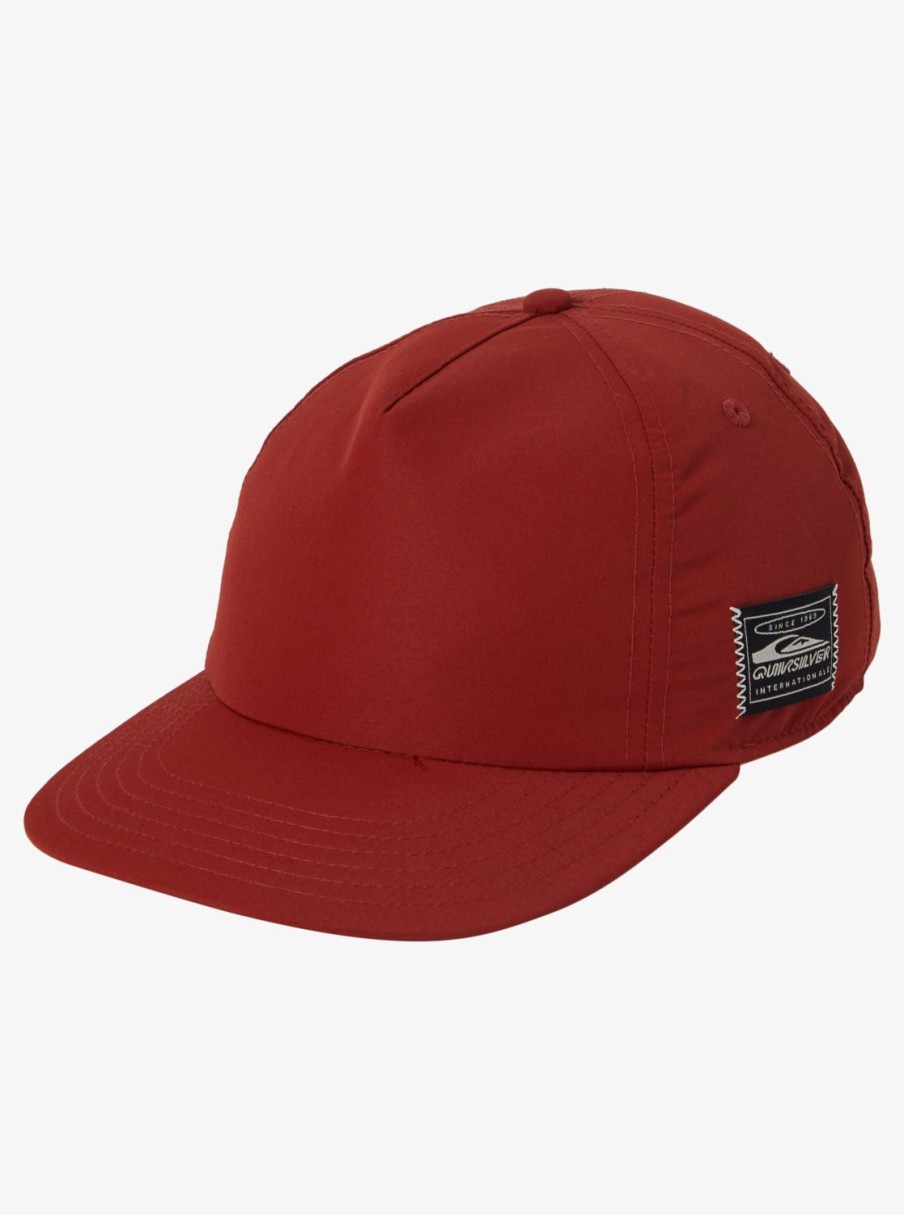 Mens Quiksilver Hats | Tride Snapback Hat Red Ochre