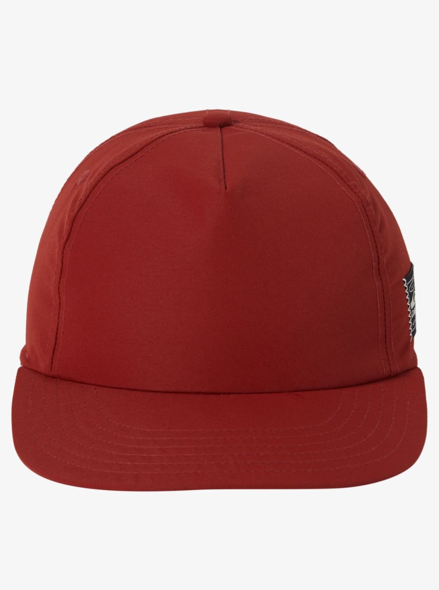 Mens Quiksilver Hats | Tride Snapback Hat Red Ochre