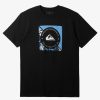 Mens Quiksilver Tees | Boardshort Linked T-Shirt Black