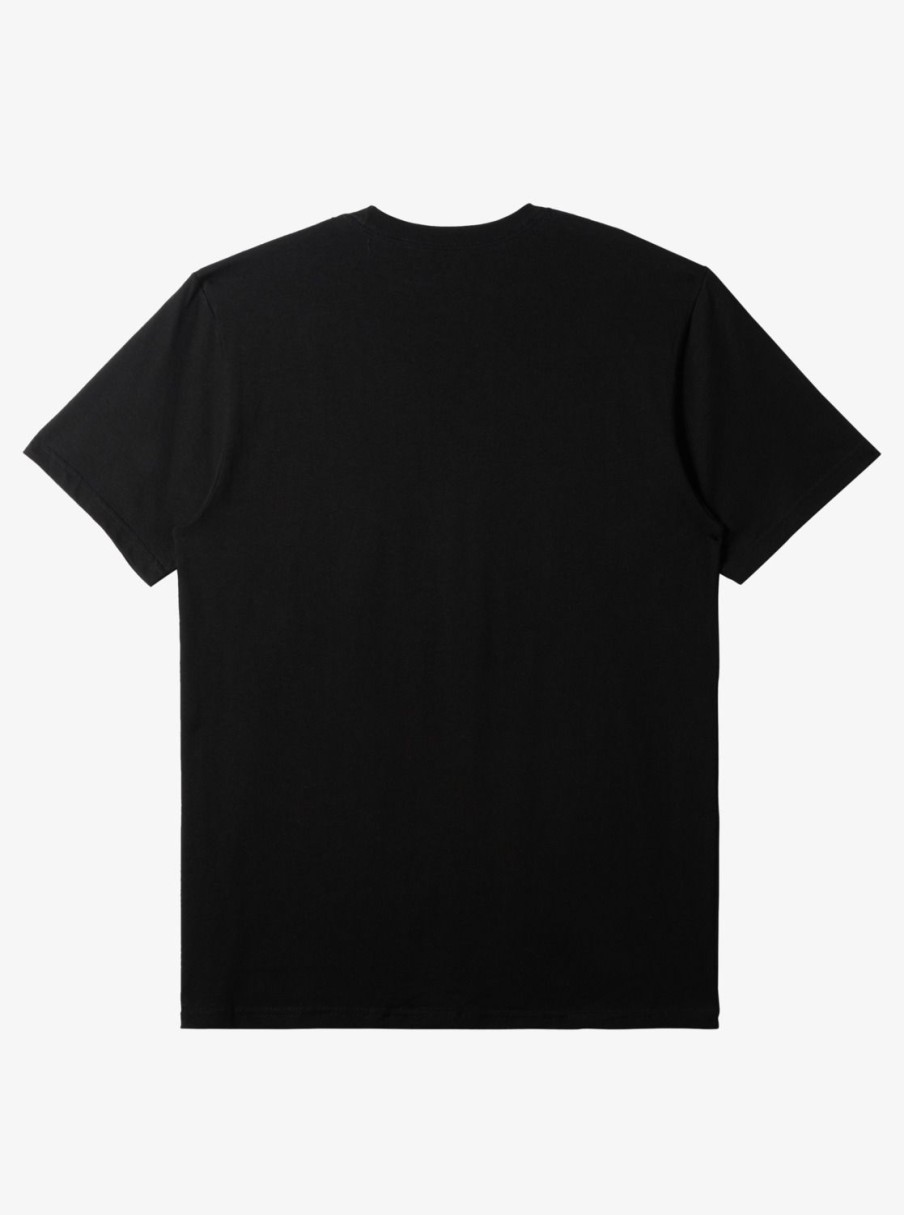 Mens Quiksilver Tees | Boardshort Linked T-Shirt Black