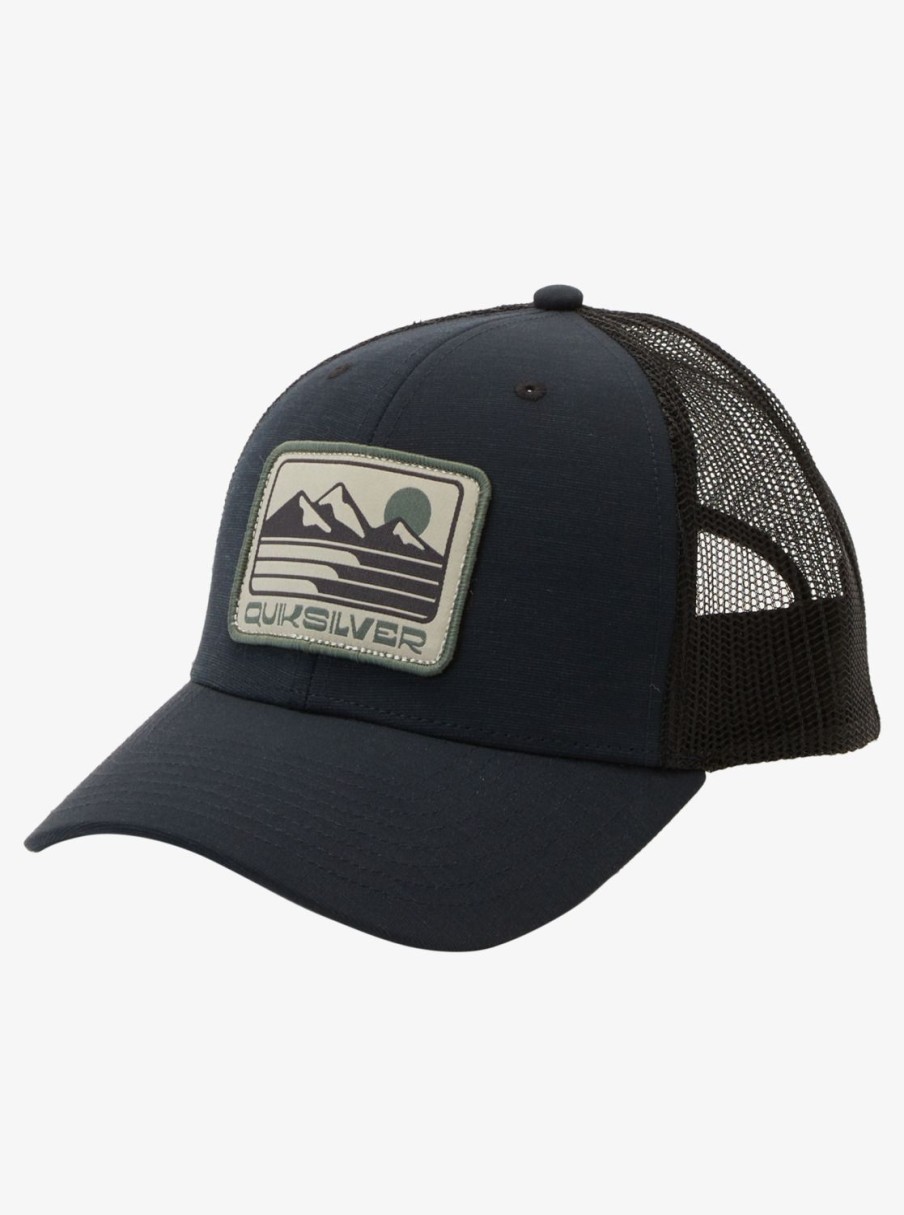 Mens Quiksilver Hats | Weekend Rights Trucker Hat Black