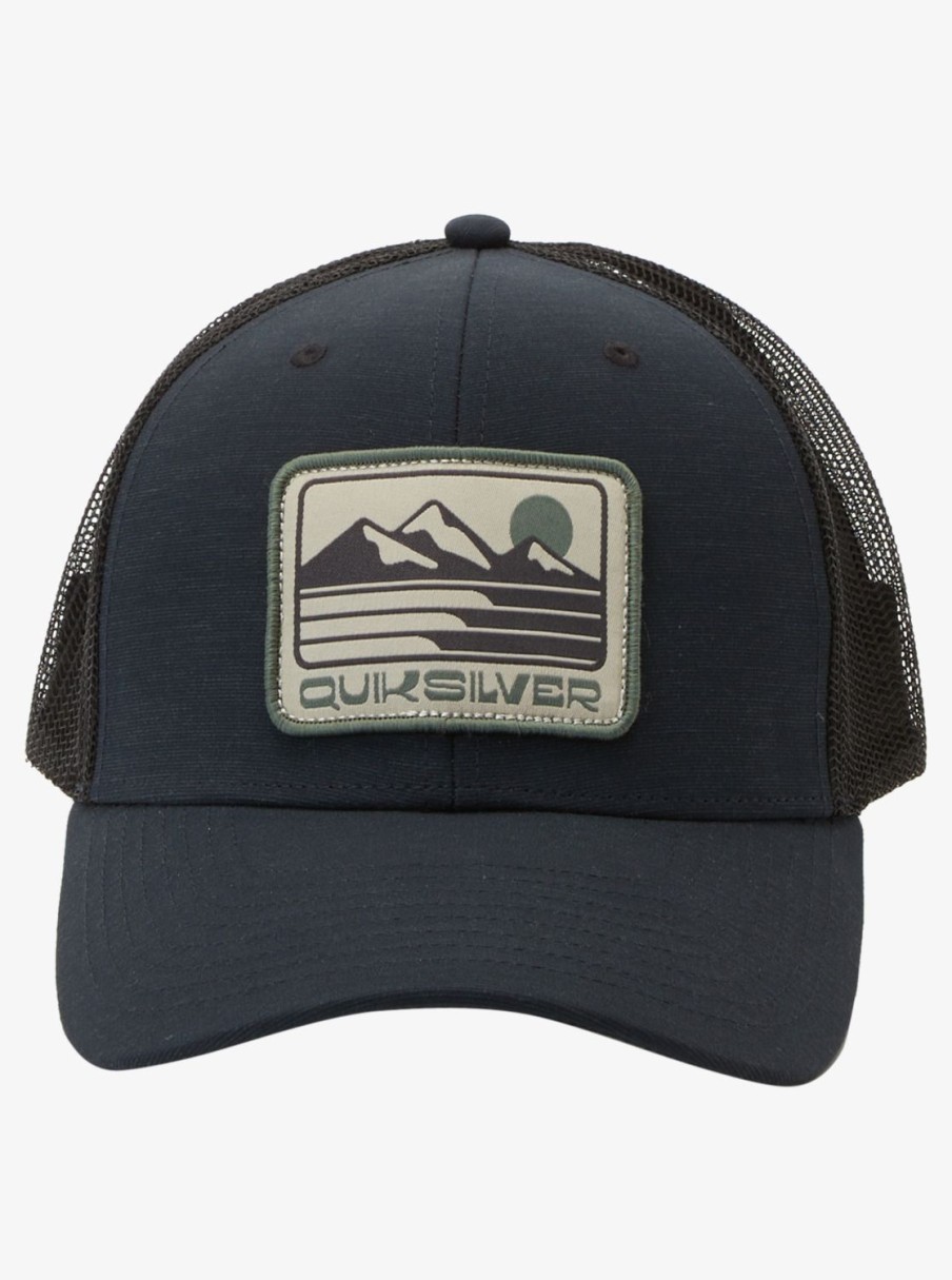 Mens Quiksilver Hats | Weekend Rights Trucker Hat Black