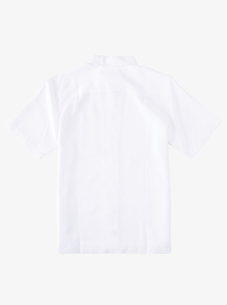 Waterman Quiksilver | Waterman Manele Bay Short Sleeve Shirt White