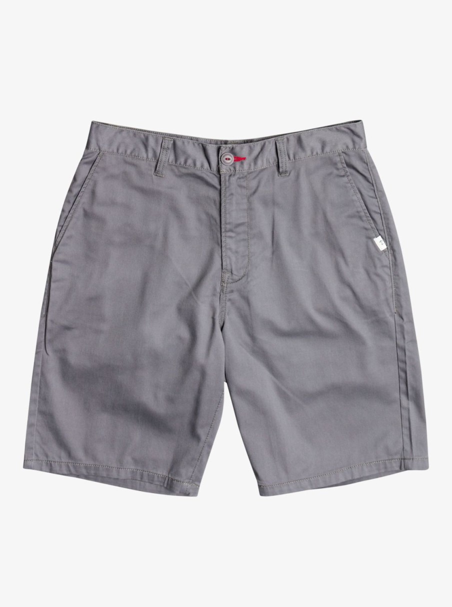 Mens Quiksilver Shorts & Amphibians | Crest Chino Chino 21" Shorts Quiet Shade