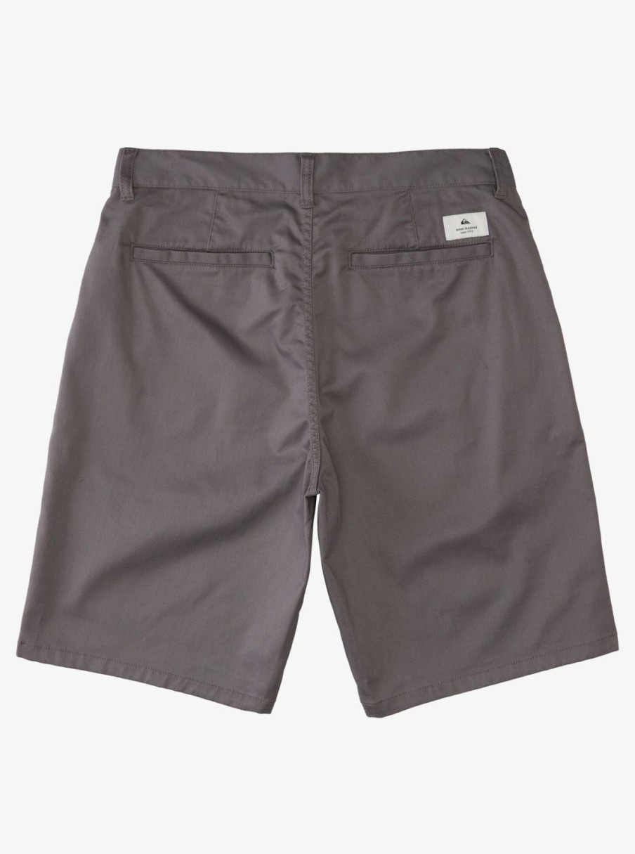 Mens Quiksilver Shorts & Amphibians | Crest Chino Chino 21" Shorts Quiet Shade