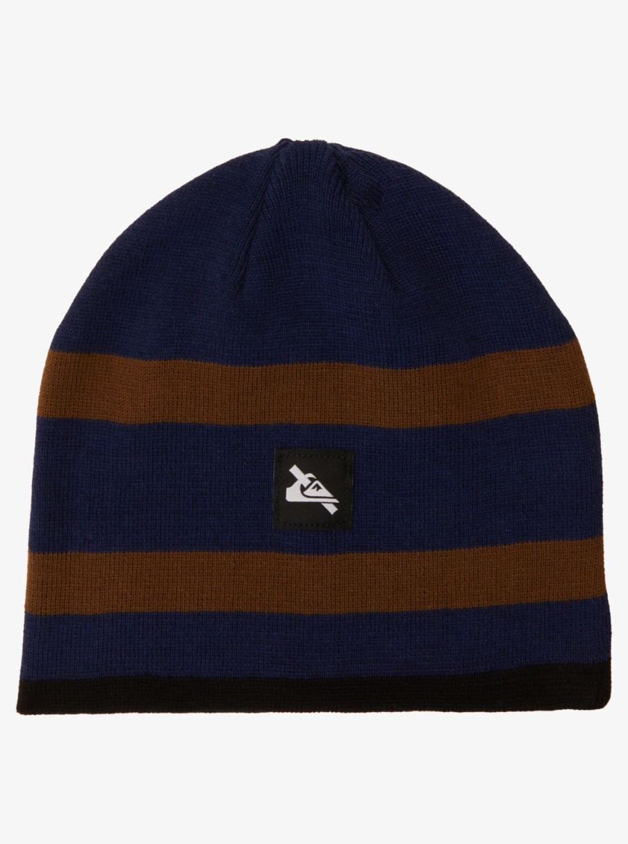 Mens Quiksilver Accessories | Quiksilver X Saturdays Nyc Beanie Navy Blazer