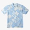 Waterman Quiksilver | Waterman Last Island Short Sleeve Shirt Dusk Blue Last Island