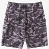 Mens Quiksilver Boardshorts | Manic Camo 22" Boardshorts Black