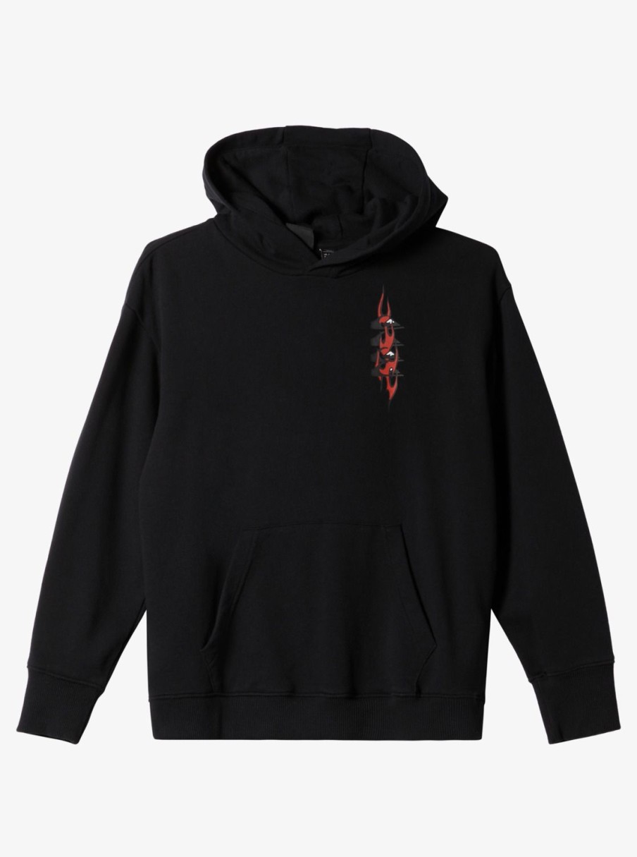 Boys Quiksilver Sweatshirts & Hoodies | Boy'S 8-16 Radical Times Hoodie Black