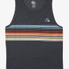 Mens Quiksilver Tees | Swell Vision Tank Mj0 T-Shirt Charcoal Heather