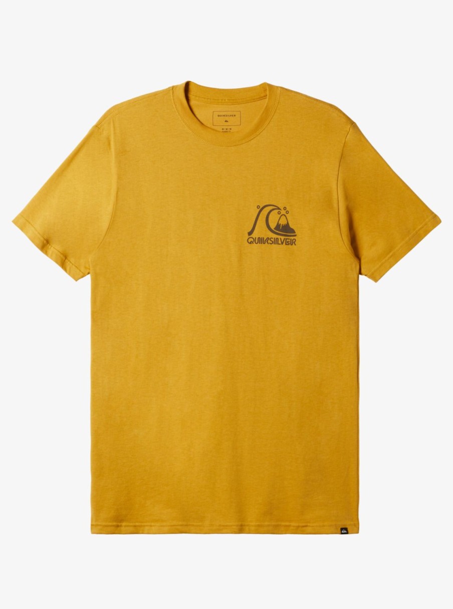 Mens Quiksilver Tees | The Original T-Shirt Mustard