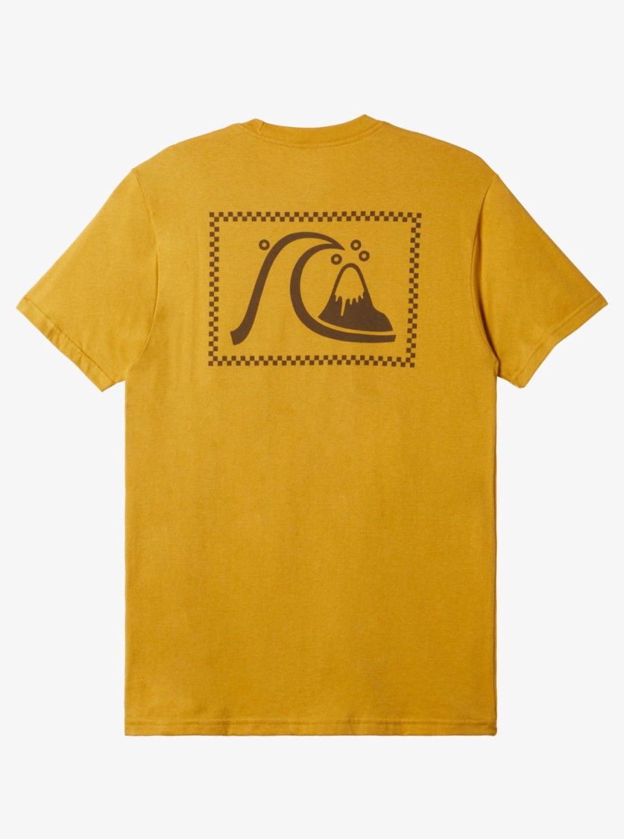 Mens Quiksilver Tees | The Original T-Shirt Mustard