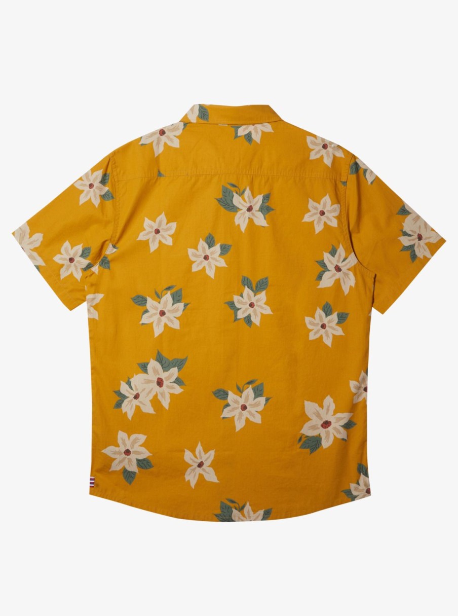 Mens Quiksilver Shirts & Polos | Hawaii Lei Day Woven Hawaiian Shirt Mustard