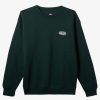 Mens Quiksilver Sweatshirts & Hoodies | E Peace Out Crew Neck Sweatshirt Green