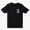 Mens Quiksilver Tees | Global Force Mtz T-Shirt Black