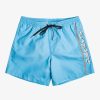 Mens Quiksilver Elastic Waist | Everyday Vert 16" Volleys Azure Blue