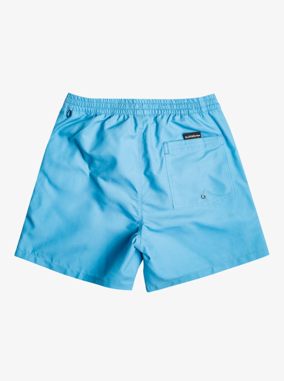 Mens Quiksilver Elastic Waist | Everyday Vert 16" Volleys Azure Blue